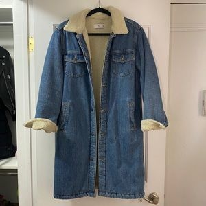 Aritzia TNA Murad Denim Coat